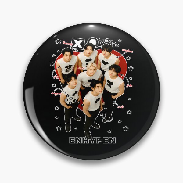 Item preview, Enhypen Kpop Group Heart Frame Member designed and sold by Geergio.