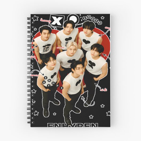 Item preview, Enhypen Kpop Group Heart Frame Member designed and sold by Geergio.