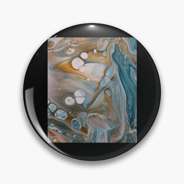 Item preview, Brown Marble Cell Acrylic Fluid Pour Texture designed and sold by Geergio.