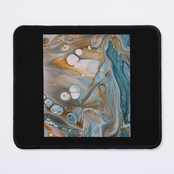 Item preview, Brown Marble Cell Acrylic Fluid Pour Texture designed and sold by Geergio.