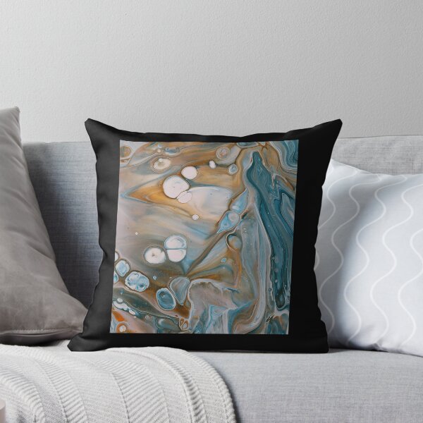 Item preview, Brown Marble Cell Acrylic Fluid Pour Texture designed and sold by Geergio.