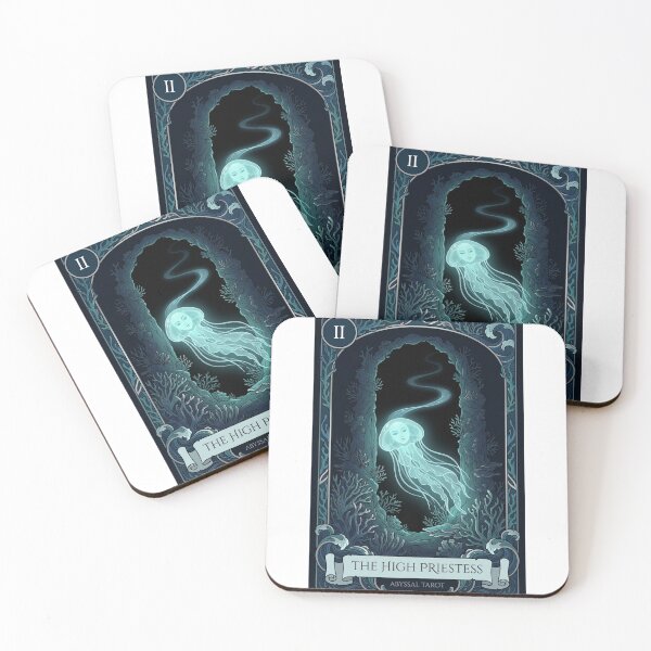 Item preview, Jellyfish High Priestess Tarot Card designed and sold by SMARTKIT  DESIGNAGENCY.