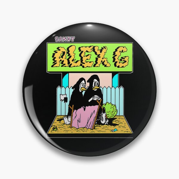 Item preview, Sandy Alex G Cartoon Birds Fenced Yard Scene designed and sold by Geergio.