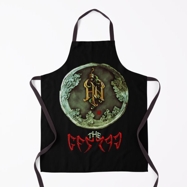 Item preview, The Hu Mongolian Band Circle Emblem Green Waves designed and sold by cbbagedesign.