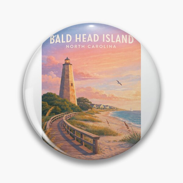 Item preview, Bald Head Island Lighthouse North Carolina Atlantic Coast designed and sold by Aryabek.