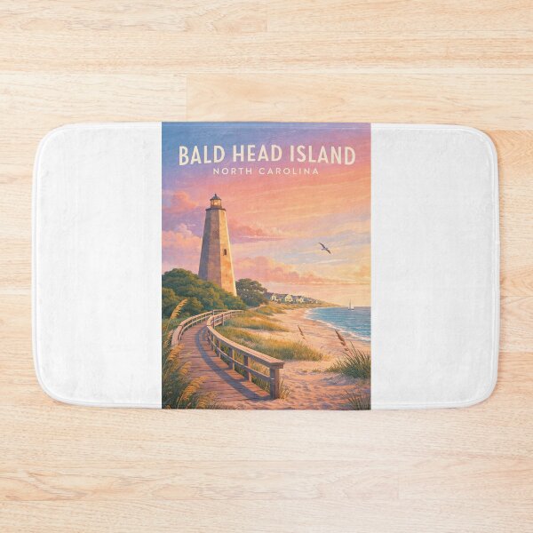 Item preview, Bald Head Island Lighthouse North Carolina Atlantic Coast designed and sold by Aryabek.