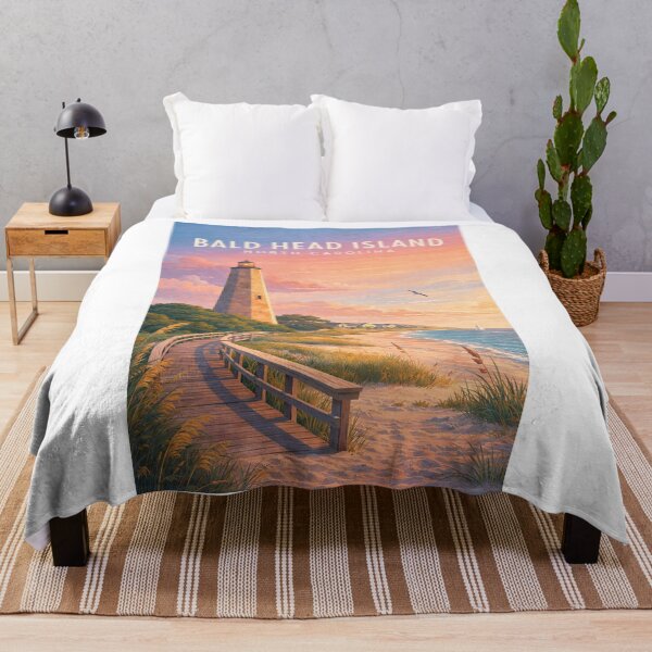 Item preview, Bald Head Island Lighthouse North Carolina Atlantic Coast designed and sold by Aryabek.