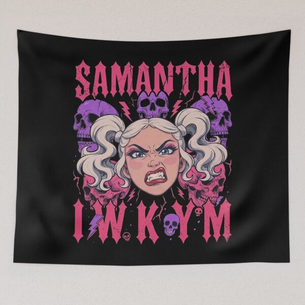 Item preview, Samantha In K.Y.M, Dungeon Crawler Carl, DCC LitRPG Fantasy Book Lover, Goth Reader, BookTok designed and sold by RafaelScherer.