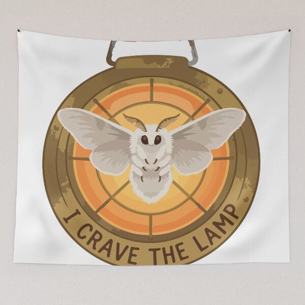 Item preview, I Crave The Lamp Venezuelan Poodle Moth Goblincore designed and sold by Arc2020.