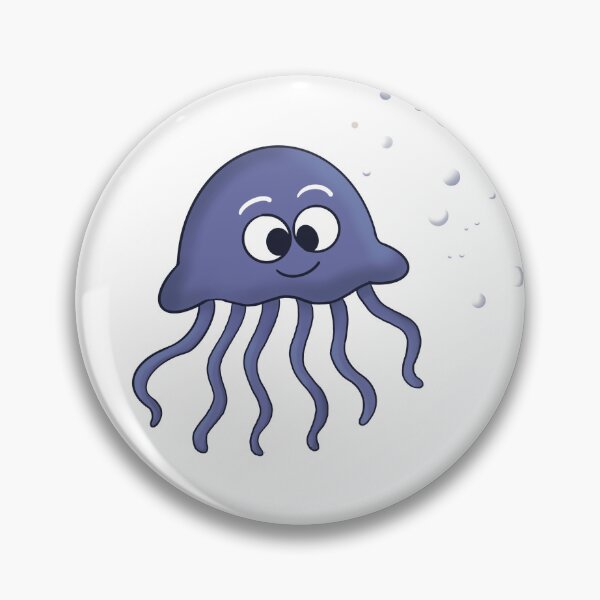 Item preview, Jellyfish underwater - ocean illustration for colored backgrounds designed and sold by Mohr-Color.