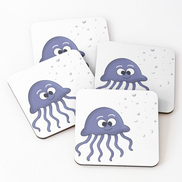 Item preview, Jellyfish underwater - ocean illustration for colored backgrounds designed and sold by Mohr-Color.