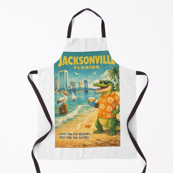 Item preview, Jacksonville Florida Skyline St Johns River And Beaches designed and sold by Aryabek.