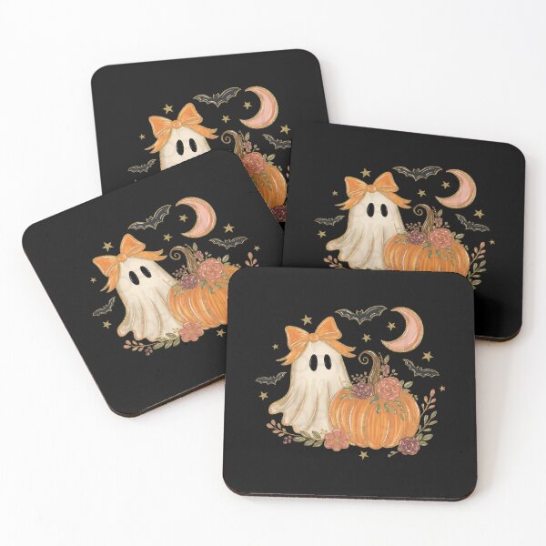 Item preview, Floral Ghost Halloween Pumpkin, Spooky Ghost Halloween, Floral Fall Pumpkin Coquette Sublimation, Spooky Season designed and sold by RafaelScherer.