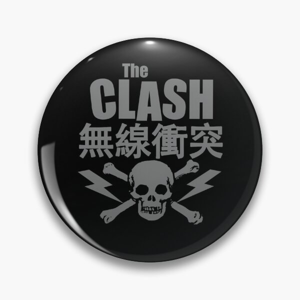 Item preview, The Clash Rock Skull and Crossbones Japanese designed and sold by cbbagedesign.
