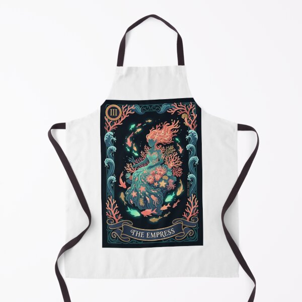 Item preview, Coral Reef Empress Tarot Card Ocean Art designed and sold by SMARTKIT DESIGNAGENCY.