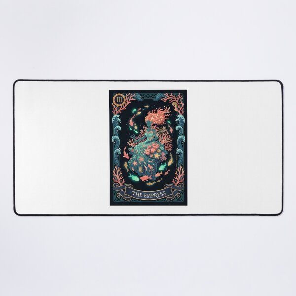 Item preview, Coral Reef Empress Tarot Card Ocean Art designed and sold by SMARTKIT  DESIGNAGENCY.