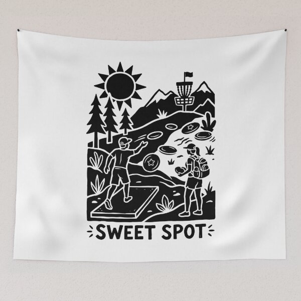 Item preview, Disc Golf Player Sweet Spot Mountain Fairway Hole Basket designed and sold by GrandeDuc.