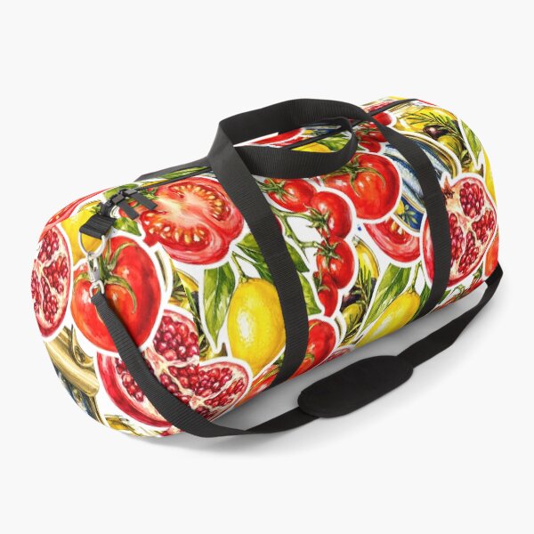Item preview, Mediterranean Food Watercolor Pattern designed and sold by bloomave.