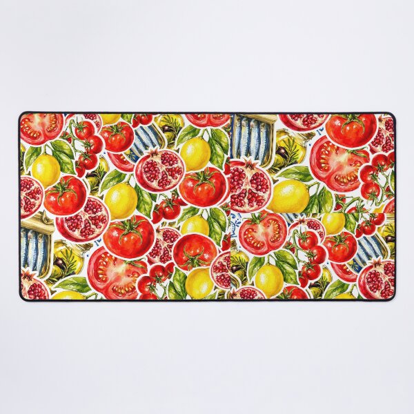 Item preview, Mediterranean Food Watercolor Pattern designed and sold by bloomave.