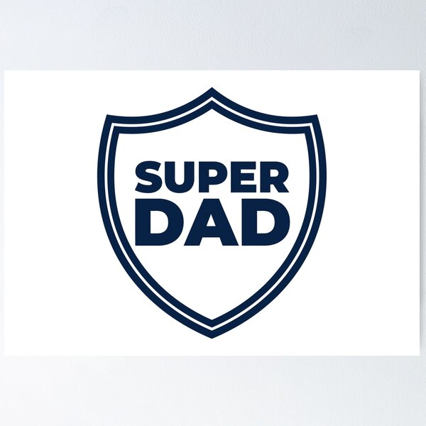 Item preview, Super Dad Shield Badge Design designed and sold by Craft99.