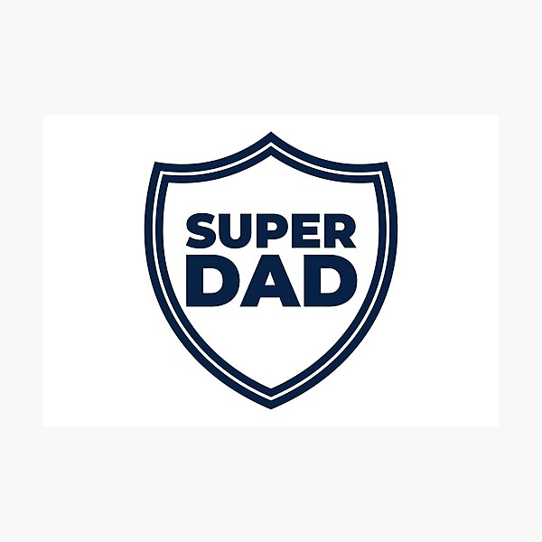 Item preview, Super Dad Shield Badge Design designed and sold by Craft99.