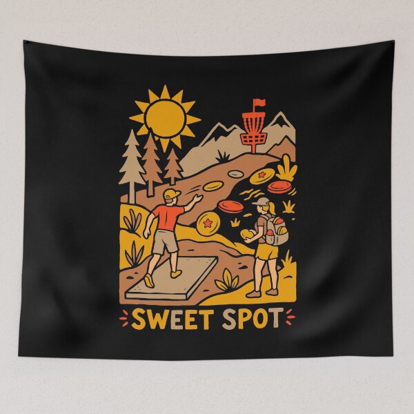Item preview, Disc Golf Player Sweet Spot Mountain Fairway Hole Basket designed and sold by GrandeDuc.
