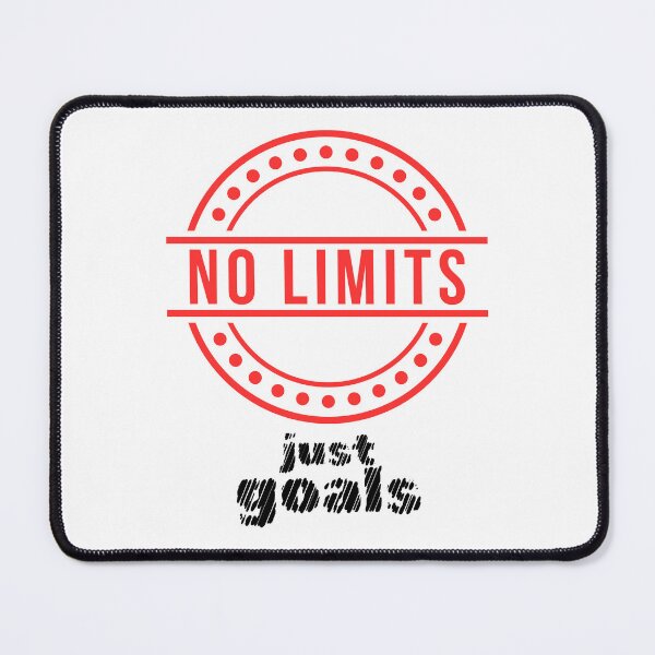 Item preview, No Limits Just Goals Motivational Graphic designed and sold by Snedsdigital.