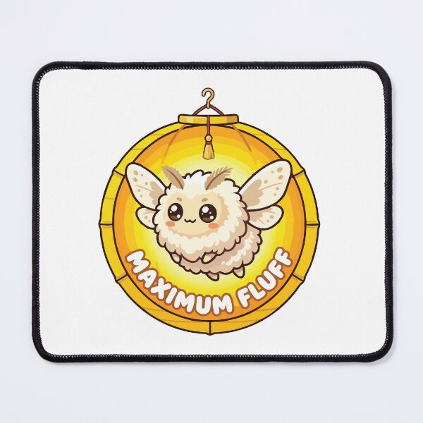 Item preview, Maximum Fluff Venezuelan Poodle Moth Kawaii Art designed and sold by Arc2020.