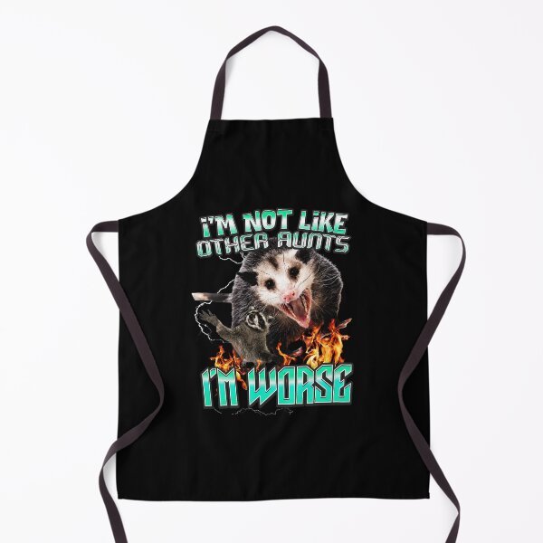 Item preview, Funny Opossum, I'm Not Like Other Aunts I'm Worse, Trash Animal, Raccoon Meme, Feral Aunt, Possum Lover designed and sold by RafaelScherer.