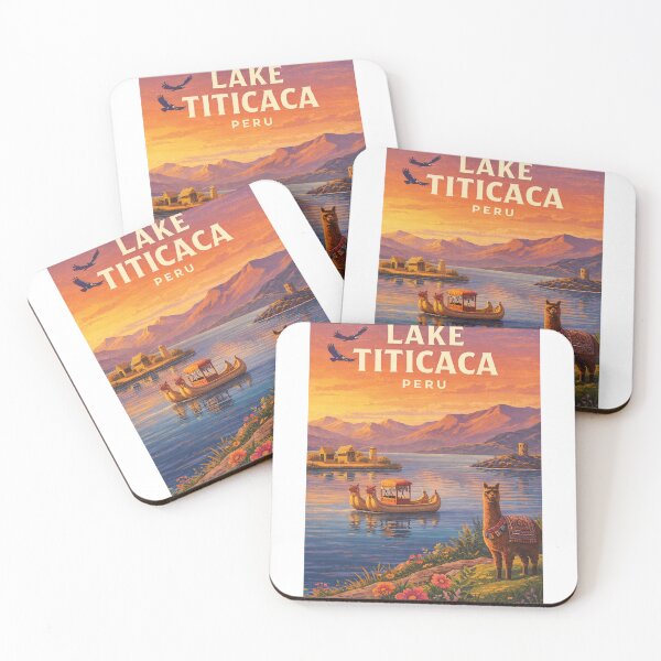 Item preview, Lake Titicaca Peru Andean Highlands With Traditional Reed Boat designed and sold by Aryabek.