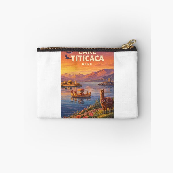 Item preview, Lake Titicaca Peru Andean Highlands With Traditional Reed Boat designed and sold by Aryabek.