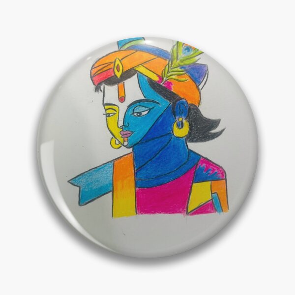Item preview, Abstract Krishna Art designed and sold by ShadeAndLead.
