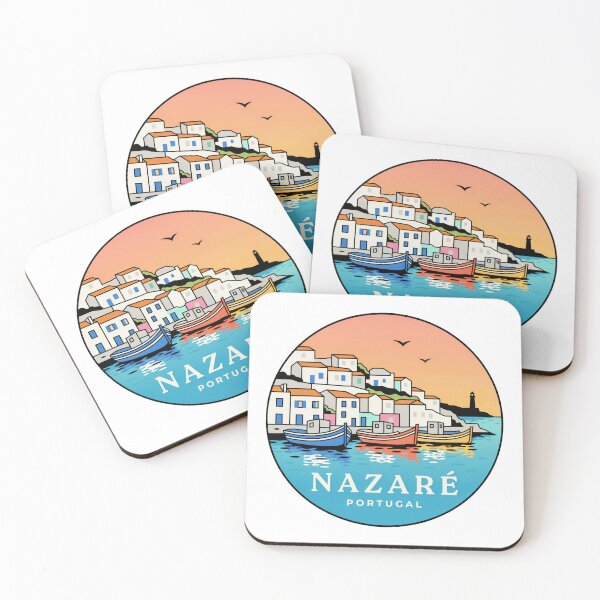 Item preview, Nazaré Portugal: Colorful Hilltop Coast & Fishing Boats designed and sold by CircinusStore.