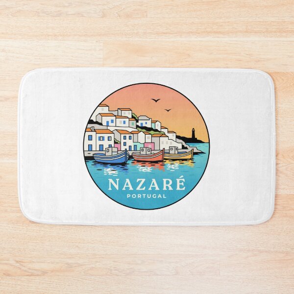 Item preview, Nazaré Portugal: Colorful Hilltop Coast & Fishing Boats designed and sold by CircinusStore.