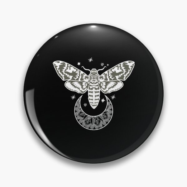 Item preview, moth celestial moth butterfly mystic spiritual astronomy designed and sold by Koothara.