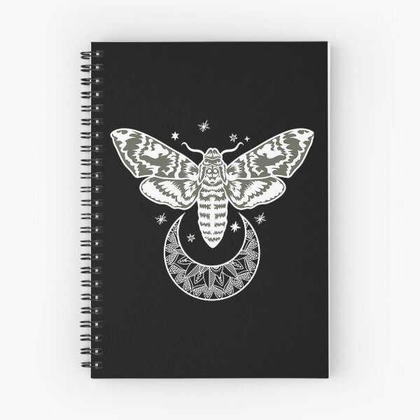 Item preview, moth celestial moth butterfly mystic spiritual astronomy designed and sold by Koothara.