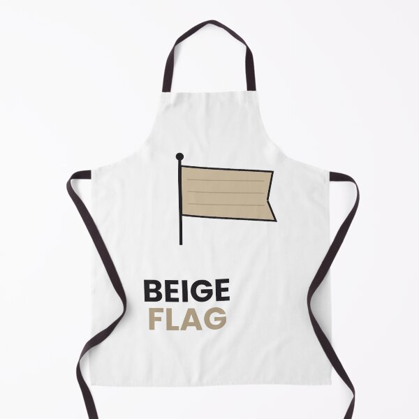 Item preview, Beige Flag Funny Gen Z Slang Sticker designed and sold by QuirkyCartel.