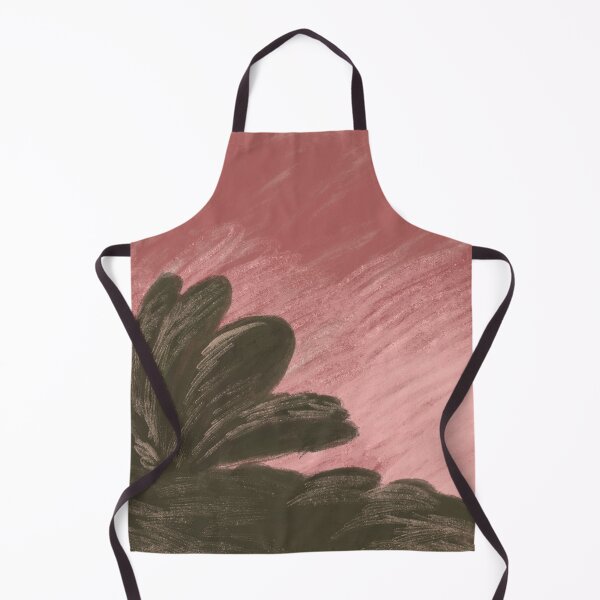 Item preview, Minimalist Stylized Bush Silhouette Against Dusky Pink Sky designed and sold by zanaxxer.