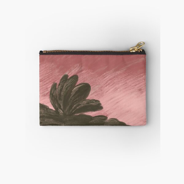 Item preview, Minimalist Stylized Bush Silhouette Against Dusky Pink Sky designed and sold by zanaxxer.