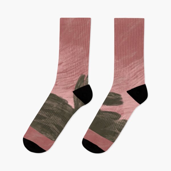 Item preview, Minimalist Stylized Bush Silhouette Against Dusky Pink Sky designed and sold by zanaxxer.