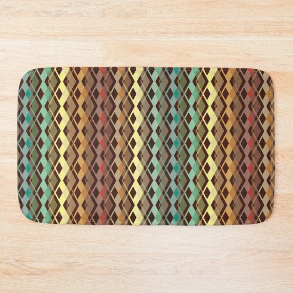 Item preview, Geometric Pattern in Retro Colors [3] designed and sold by SideDishDesign.