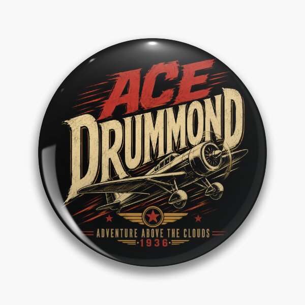 Item preview, Ace Drummond Vintage Aviation Serial Art designed and sold by Retr0Tshirts.