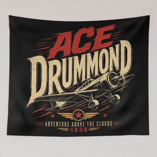 Item preview, Ace Drummond Vintage Aviation Serial Art designed and sold by Retr0Tshirts.