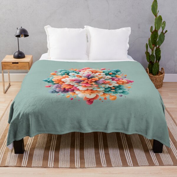 Item preview, Abstract Floral Bloom | Colorful Modern Botanical Art designed and sold by MythicMood.