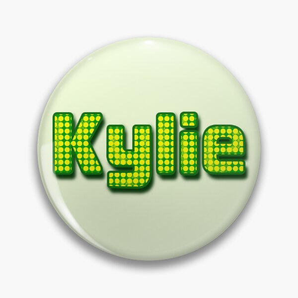 Item preview, Kylie Name Design with Green and Yellow Polka Dot Letters designed and sold by SweetLilith.