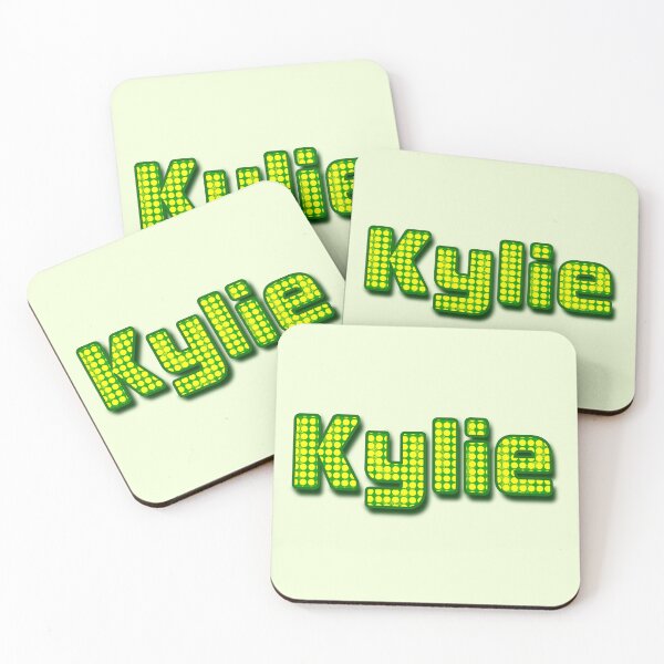 Item preview, Kylie Name Design with Green and Yellow Polka Dot Letters designed and sold by SweetLilith.