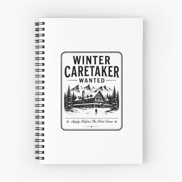 Item preview, Vintage Winter Caretaker Mountain Lodge Retro Horror Scary designed and sold by w1ckerman.