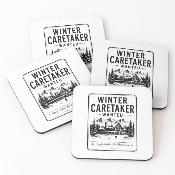 Item preview, Vintage Winter Caretaker Mountain Lodge Retro Horror Scary designed and sold by w1ckerman.