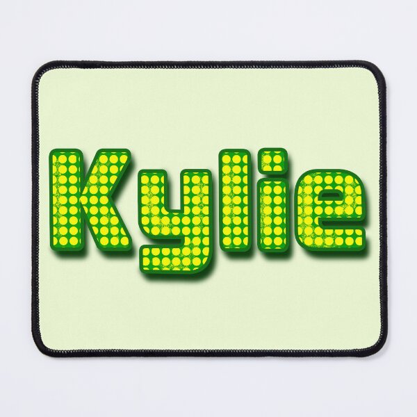 Item preview, Kylie Name Design with Green and Yellow Polka Dot Letters designed and sold by SweetLilith.