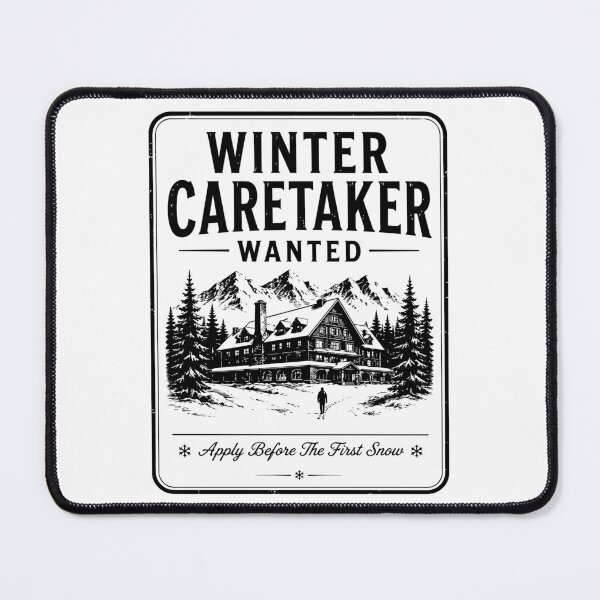 Item preview, Vintage Winter Caretaker Mountain Lodge Retro Horror Scary designed and sold by w1ckerman.